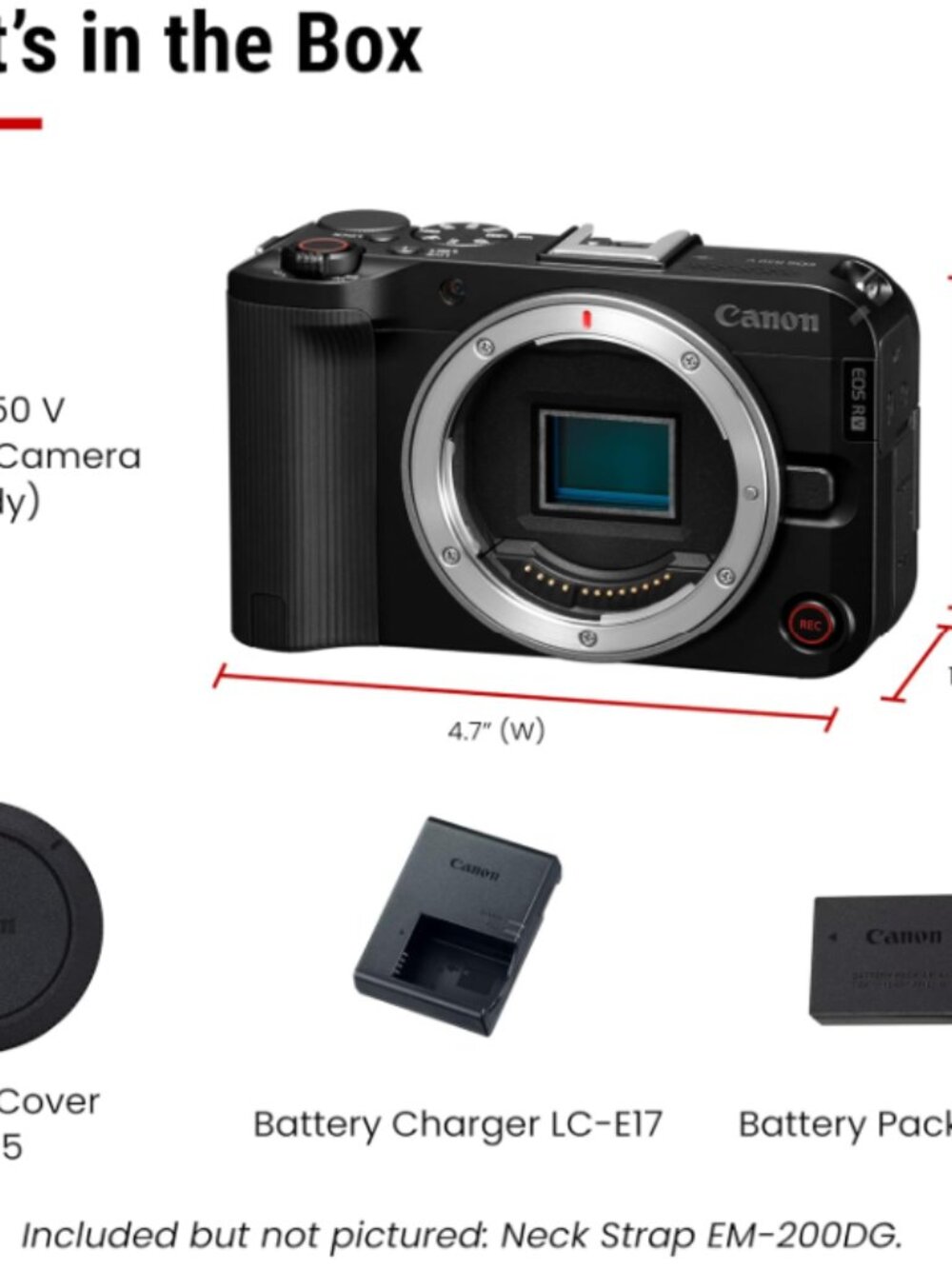 Canon EOS R50V Camera Content Creator Bundle - Picture 2 of 15